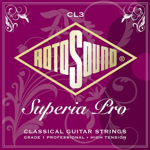 Rotosound Cl3 Superia Pro Cordes Guitare Classique Tension Forte