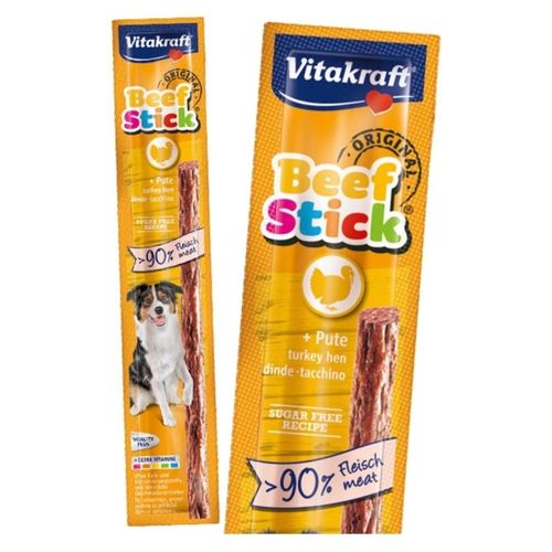 Vitakraft - Bâton Beef Stick À La Dinde Pour Chien - 50x12g