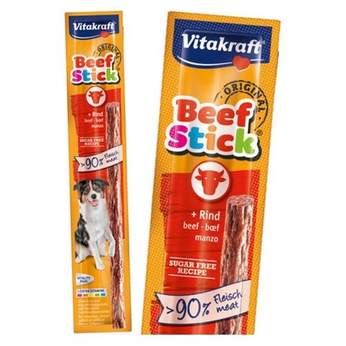 Bâton Beef Stick Au Boeuf Pour Chien - Vitakraft - 50x12g