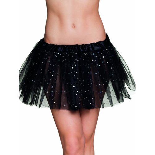 Tutu Noir Étoile Scintillante Femme Taille Unique