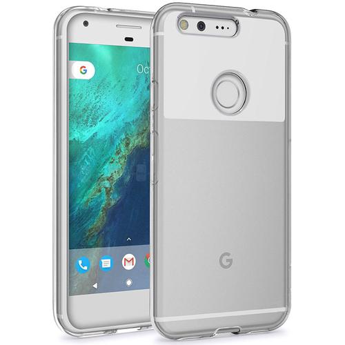 Google Pixel Xl Etui Housse Coque De Protection Ultra Fine Silicone  Tpu Gel Pour Google Pixel Xl (Jelly - Transparent)