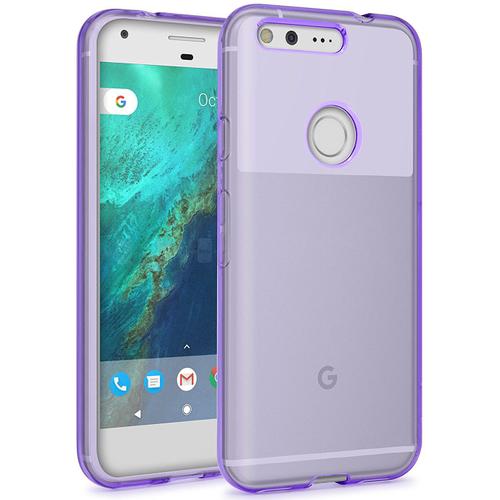 Google Pixel Xl Etui Housse Coque De Protection Ultra Fine Silicone  Tpu Gel Pour Google Pixel Xl (Jelly - Violet)