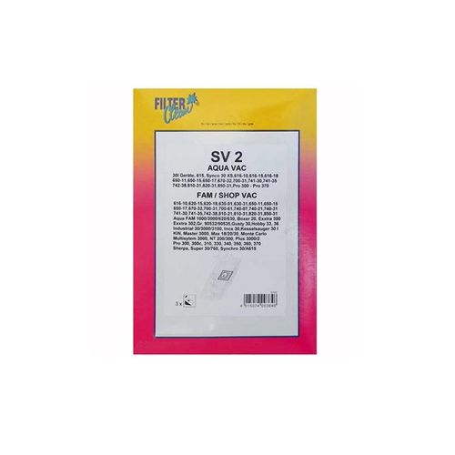 SACHET DE SACS POUR PETIT ELECTROMENAGER AQUAVAC - 000171-K