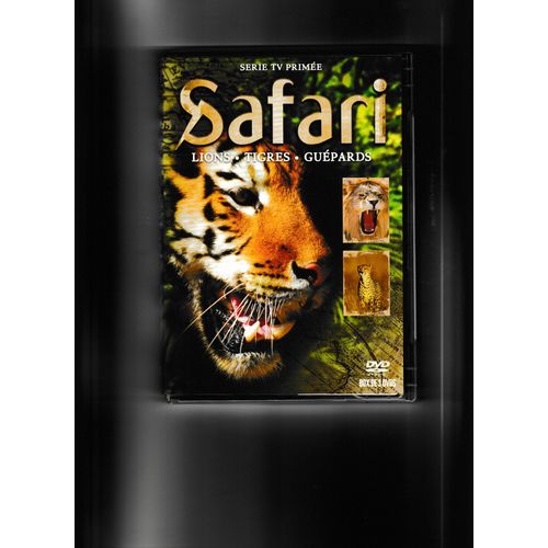Safari - Serie Tv Primée - Lions Tigres Guepards - Box 3 Dvd