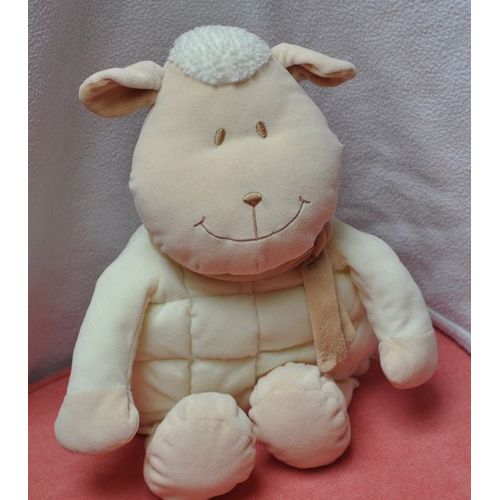 Doudou Mouton Tiamo - Hauteur 49 Cm