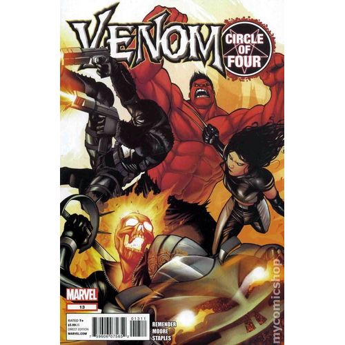 Venom 13 ( 32 Pages V.O. 2012 ) **  Circle Of Four Part 1 **  X-23, Red Hulk, Ghost Rider