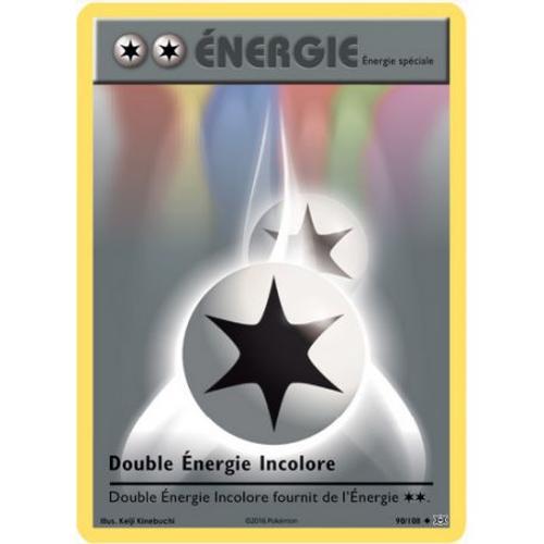 Carte Pokemon - Xy12 - Evolutions - Double Énergie Incolore - Energie  - 90/108 - Peu Commune - Vf