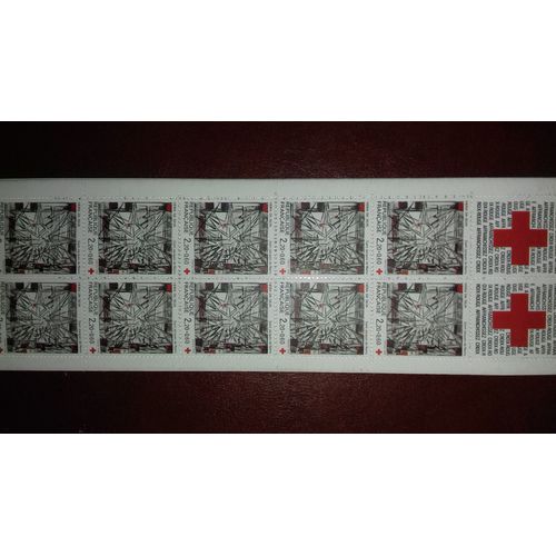 Carnet Timbres-Poste"Croix-Rouge"