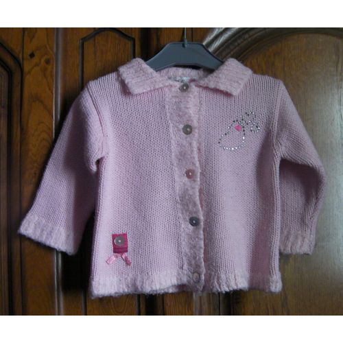 Gilet Rose Kmg - Taille 12 Mois