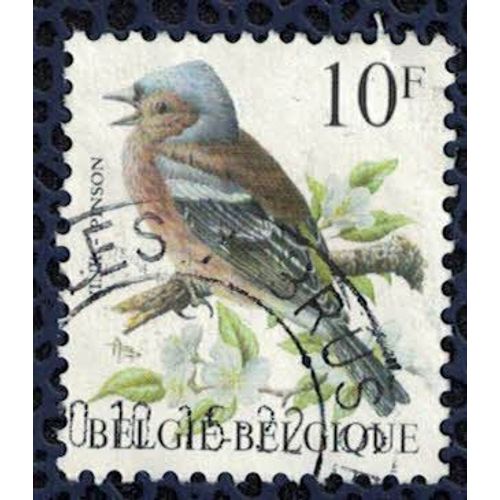 Belgique 1990 Oblitéré Rond Used Oiseau Fringilla Coelebs Pinson Des Arbres