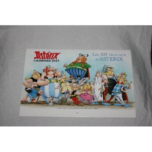 Asterix  Calendrier 2017  Les Xii Travaux D¿Astérix  Editions Albert René / Goscinny Uderzo 2016 