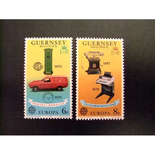 Guernsey Guernesey 1979 Yvert Nº 184 / 85 ** Mnh