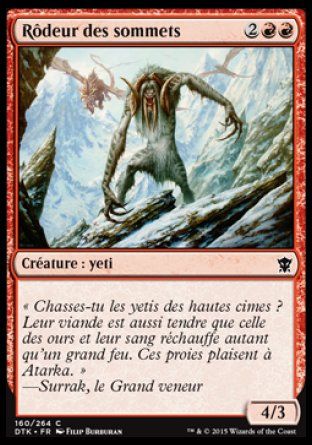 Foil Rôdeur Des Sommets - Les Dragons De Tarkir - C 