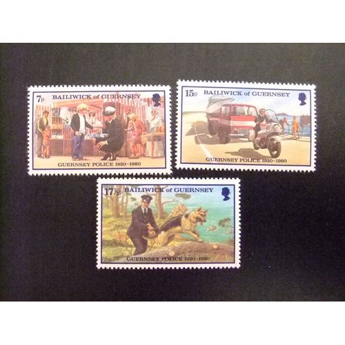 Guernsey Guernesey 1980 Yvert Nº 201 / 03 ** Mnh