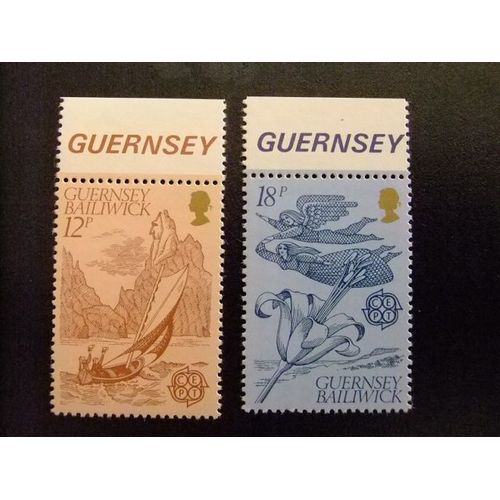 Guernsey Guernesey 1981 Europa Yvert Nº 217 / 18 ** Mnh