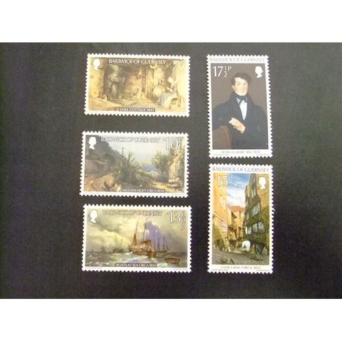 Guernsey Guernesey 1980 Navidad Pinturas De Peter Lievre Yvert Nº 208 / 12 ** Mnh