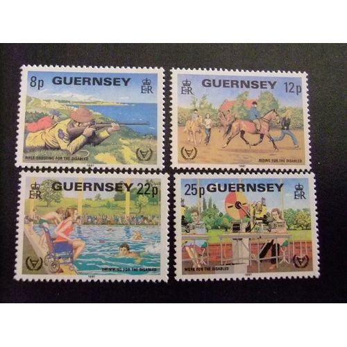 Guernsey Guernesey 1981 Año Internacional De Las Personas Disminuidas Yvert Nº 239 / 42 ** Mnh