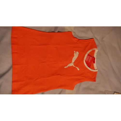 Débardeur Puma 10 Ans Orange Neuf