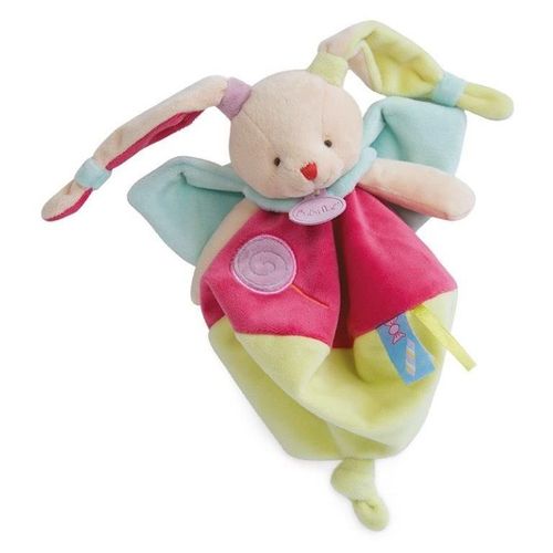 Doudou Plat Lapin Baby Nat' Babynat Rose Bleu Ciel Vert D'eau Violet N Uds Bonbon Collection Gourmandise Bebe Naissance Comforter Plush Security Blanket Soft Toys