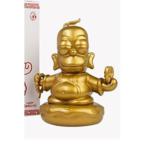 Simpsons Figurine Golden Buddha Homer 8 Cm