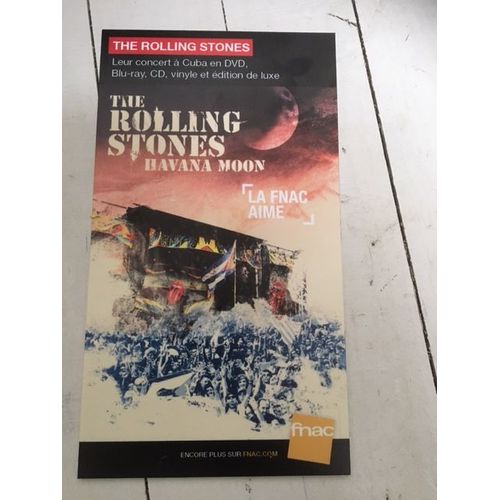 Rolling Stones Havana Moon Plv Fnac Carton Rigide 2016
