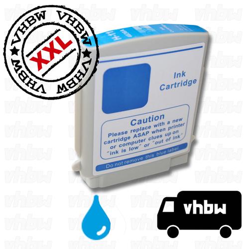 vhbw cartouche d'encre cyan compatible avec HP Business Inkjet 2000CN, 2200, 2230, 2250 imprimante - cartouche d'encre 28ml