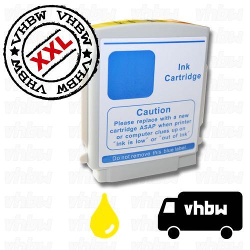 vhbw cartouche d'encre jaune compatible avec HP Business Inkjet 2600, 2800, 3000 imprimante - cartouche d'imprimante 28ml