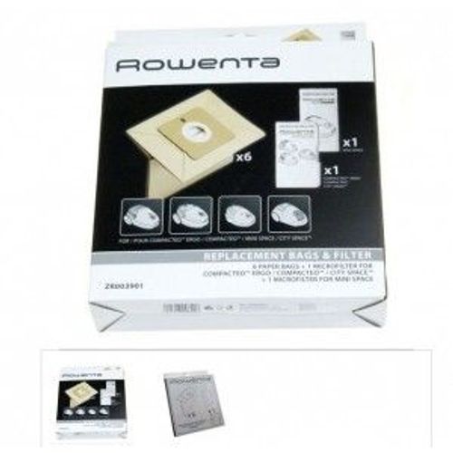 Sacs (X6)+Filtre Pour Aspirateur Moulinex