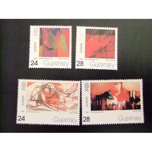 Guernsey Guernesey 1993 Europa Yvert Nº 616 / 19 ** Mnh