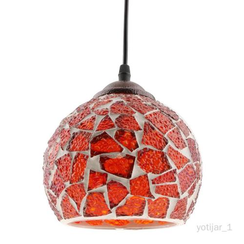 Ancien -Jour Lustre Lampe Suspendue Ronde Cage Ombre Avec Câble Pour Plafonnier E27