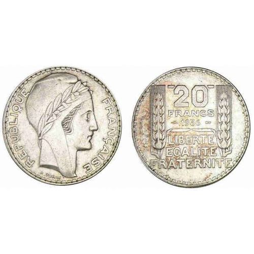 Pièce De Monnaie De Collection 1933 France  20 Francs