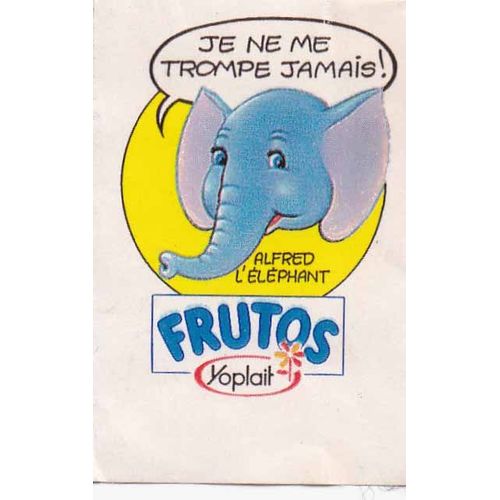 Image Frutos Yoplait : Alfred L'éléphant