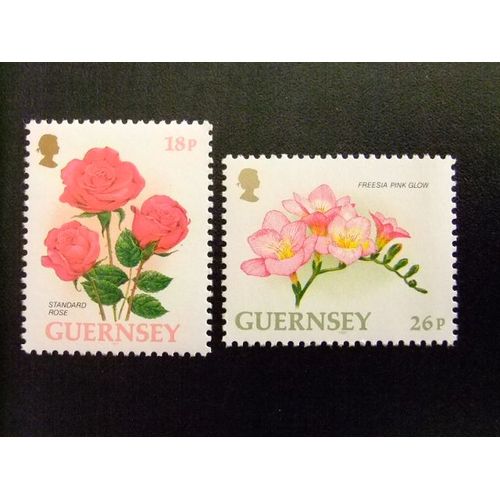 Guernsey Guernesey 1997 Flore Flores Yvert Nº 737 / 38 ** Mnh