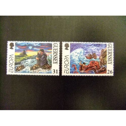 Guernsey Guernesey 1997 Europa Cuentos Y Leyendas Yvert Nº 744 / 45 ** Mnh