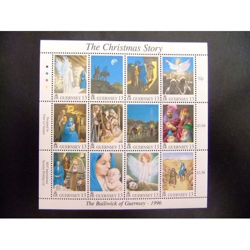 Guernsey Guernesey 1996 Navidad Yvert Nº Bloc 35 ** Mnh