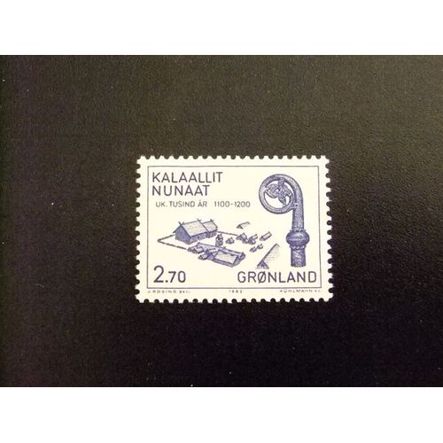 Groenland Groenlandia 1982 Maison Joen Smyrill Yvert Nº 127 **Mnh