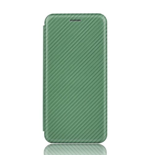 Étui Pour Nokia 8.3 Coque En Cuir Folio Flip Insertion De Carte Avec Porte-Cartes Kickstand Protection Complète Fibre De Carbone Magnétique - Bleu