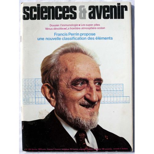 Sciences & (Et) Avenir N° 324 - Février 1974 - Dossier : L'immunologie.