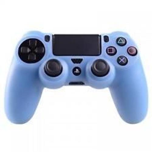 Housse Manette Ps4 Bleu