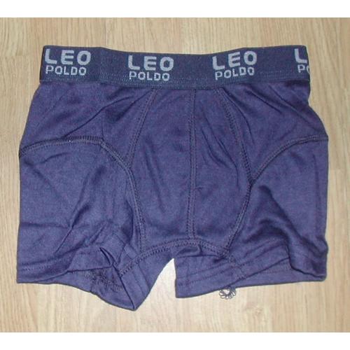 Boxer Leopoldo Coton 8 Ans Bleu Foncé 