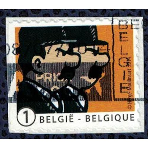Belgique 2014 Oblitéré Used Amis De Tintin Dupond Et Dupont Su