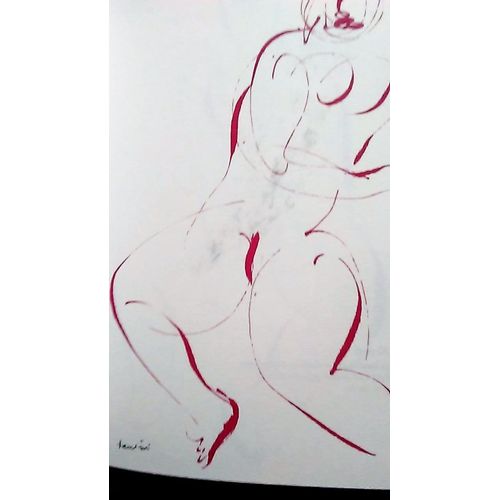 Jean Fautrier Encres Rouges