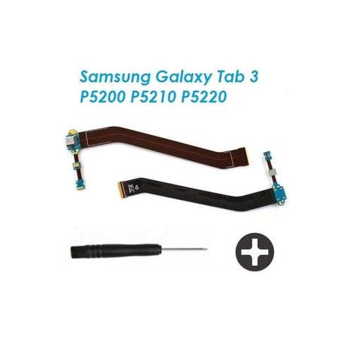 Nappe Connecteur De Charge Usb Samsung Galaxy Tab3 10.1 Gt-P5200  + Tournevis - Skyexpert