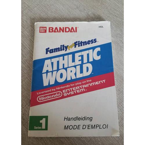 Notice Originale De Jeu Athletic World Family Fitness Originalnintendo Nes .