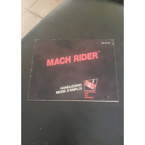 Notice De Jeu Mach Rider Pour Nintendo Nes