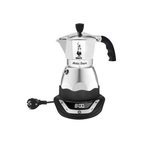 Bialetti Moka Timer - Cafetière électrique - 3 tasses - noir