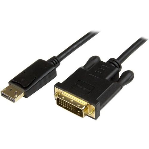 Adaptateur passif StarTech.com DP2DVI2MM3 - DisplayPort vers DVI-D (Mâle/Mâle) - 0.9 mètre