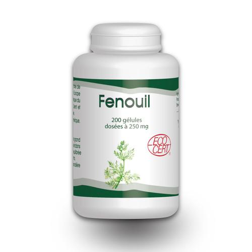Fenouil Bio - 250 Mg - 200 Gélules 