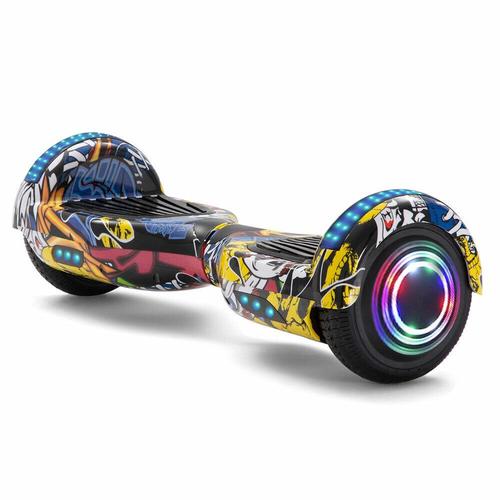 Hoverboard 6,5 Pouces Pour Enfant Et Ados Bluetooth Et Led Moteur Puissant - Hip Hop-