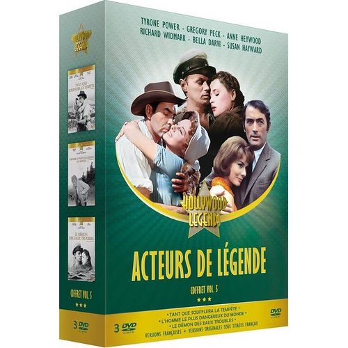 Acteurs De Légende Vol. 5 : Tant Que Soufflera La Tempête + L'homme Le Plus Dangereux Du Monde + Le Démon Des Eaux Troubles - Pack